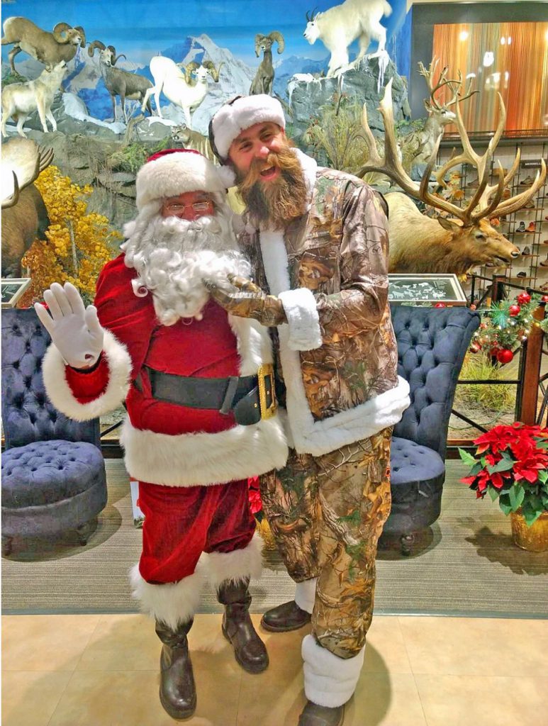 Santa and Bret Keisel